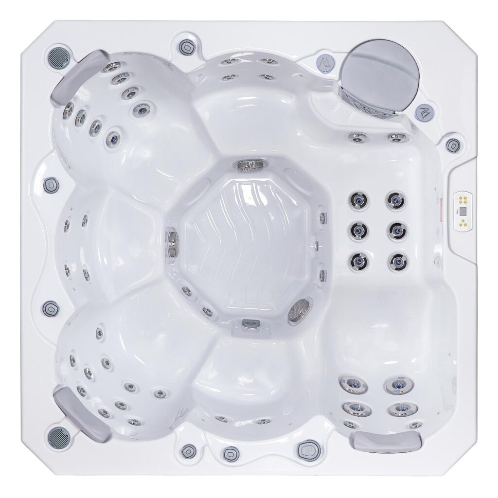 Wellis Prague jakuzzi felülnézet